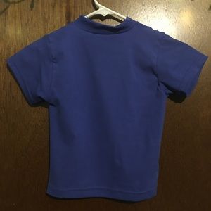 One Size Sapphire Blue Crop Top
